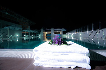 Intercontinental Addis rooftop swimming pool