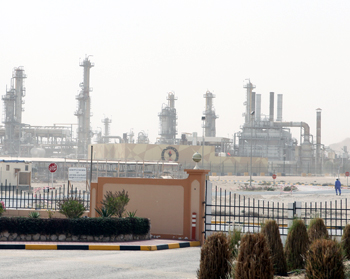 Gas production in Bahrain