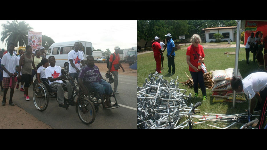 2015 Walk of Hope in Ghana Organized by DESO – Disabled Equipment Sent Overseas