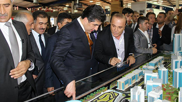 His Excellency Nechirvan Barzani, PM of Kurdistan Region, visits Empire World stand at Erbil International Fair