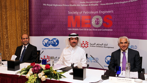 Middle East Oil Show and Conference 2013 in Bahrain - Press Conference