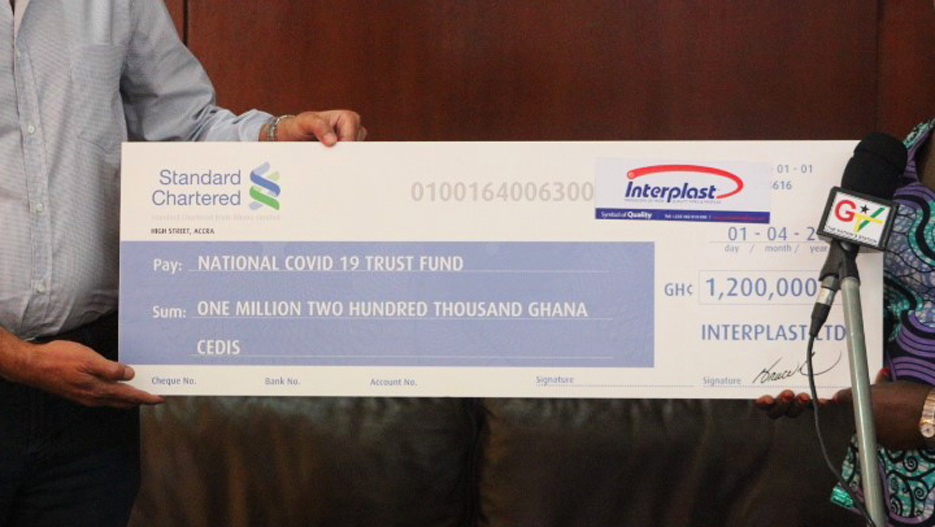 COVID-19: Interplast Supports the Government of Ghana to Help Fight the Pandemic