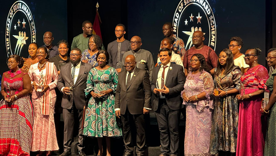 Ghana Steel Industry: B5 Plus Honored with Distinguished CSR Award 2023 at Jubilee House Gala