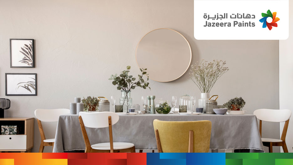 Saudi Arabia: Leading Paint and Colors Company Jazeera Paints Collects the Best Colors for Dining Rooms