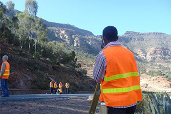Road construction surveying works, Saba Engineering