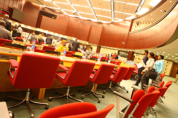 facilities of the UN conference center in Addis Ababa