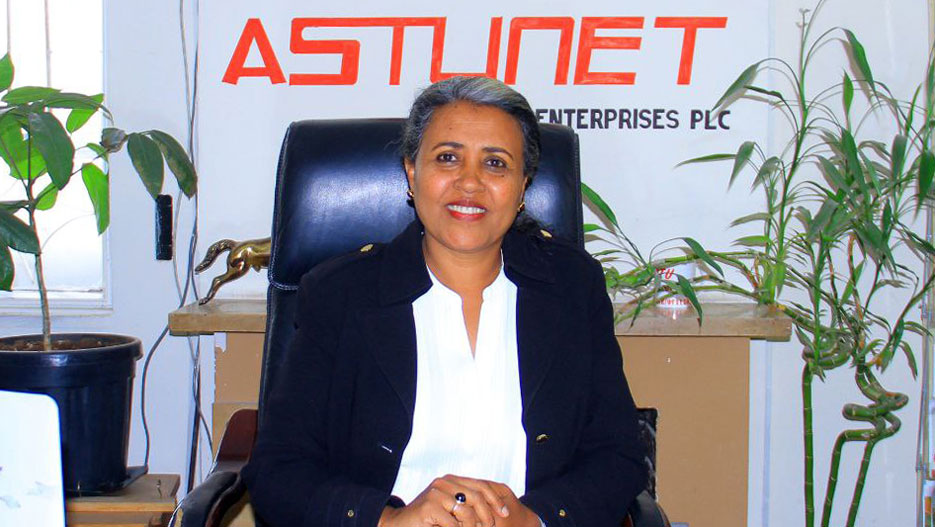 Aster Tesfamichael Berhane, Managing Director at Astunet Business Enterprises PLC