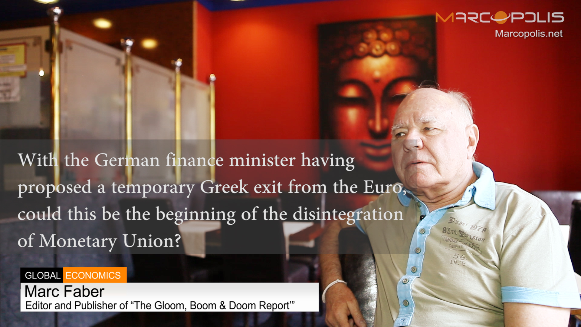 Marc Faber on the Eurozone and Sovereign defaults