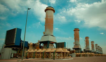 Mass Group power station in Erbil, Kurdistan