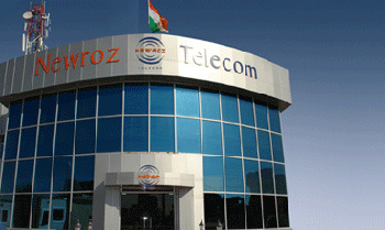 Newroz telecom building in Erbil