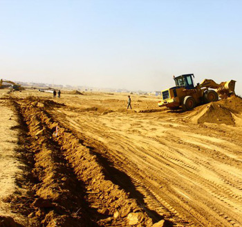 100 Meter road in Erbil - construction