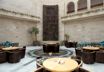 Al Waddan Hotel Tripoli, lounge, courtyard