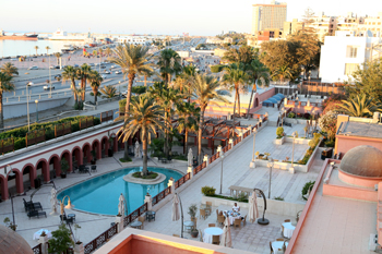 Tripoli Libya, coast, Al Waddan Hotel