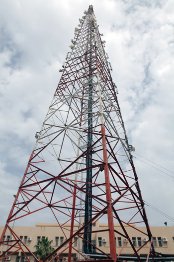 telecom sector in Libya, antenas