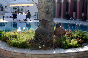 Al Waddan Hotel Tripoli, outdoor restaurant