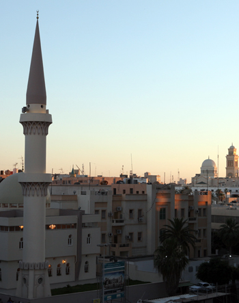 Evening in Tripoli, Libyan capital