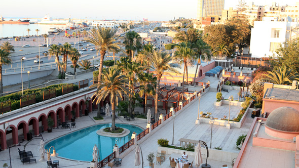 Al Waddan Hotel Tripoli, view from the rooftop