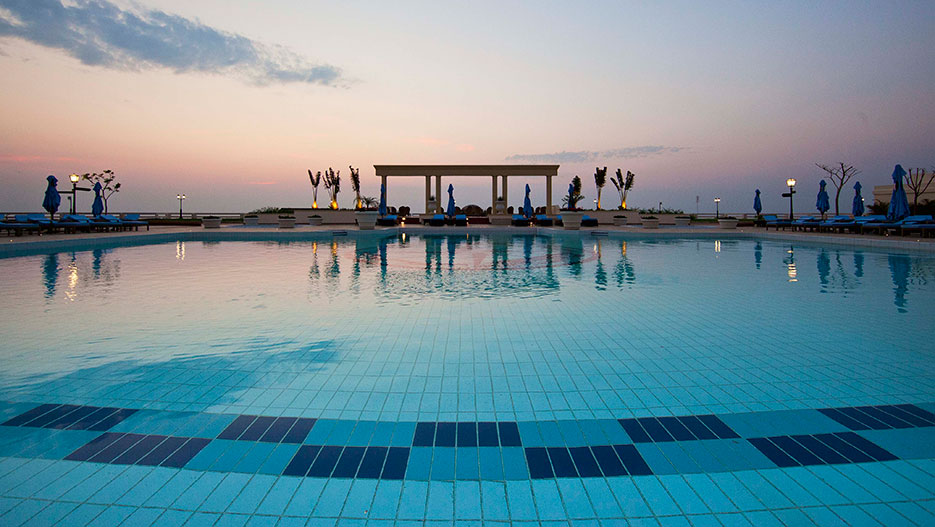 A view of the pool at Polana Serena Hotel