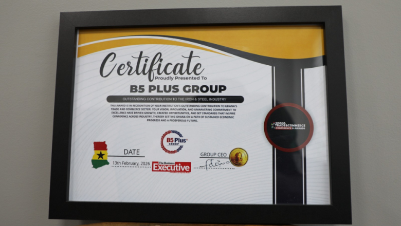 B5 Plus Group Honoured for Outstanding Contribution to Ghana’s Iron and ...