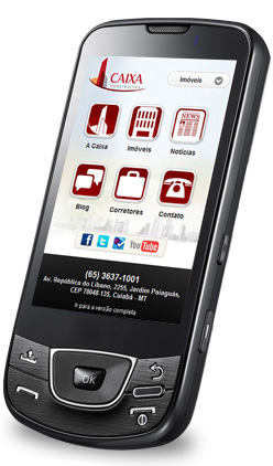 Caixa Construções: Mobile Version of the Website Available