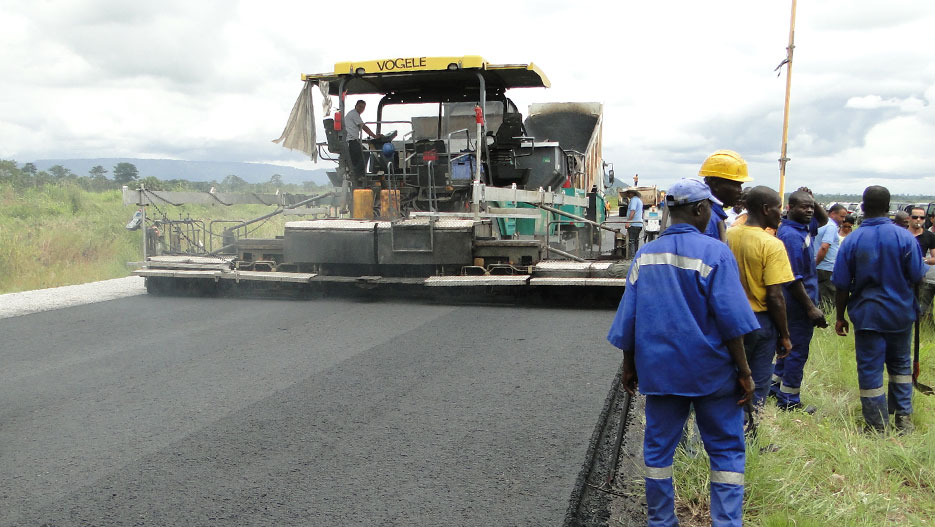 road network in Ivory Coast