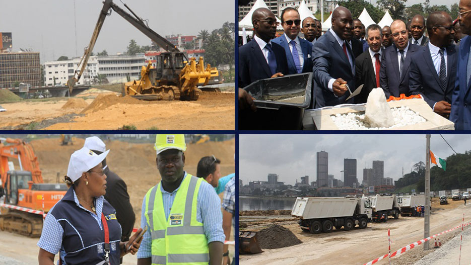 Lancement des travaux d'aménagement de la baie de Cocody par ENSBTP