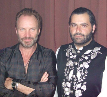 Michel Elefteriades and Sting